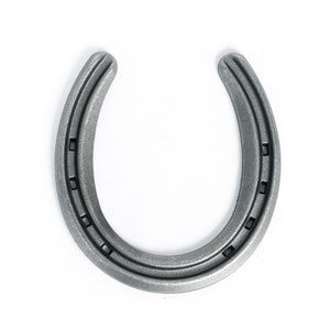 Sand Blasted Steel Horseshoes - For Horses, Crafts, Decorations and Backyard Games - Lite Rim Size 00 - The Heritage Forge image 1