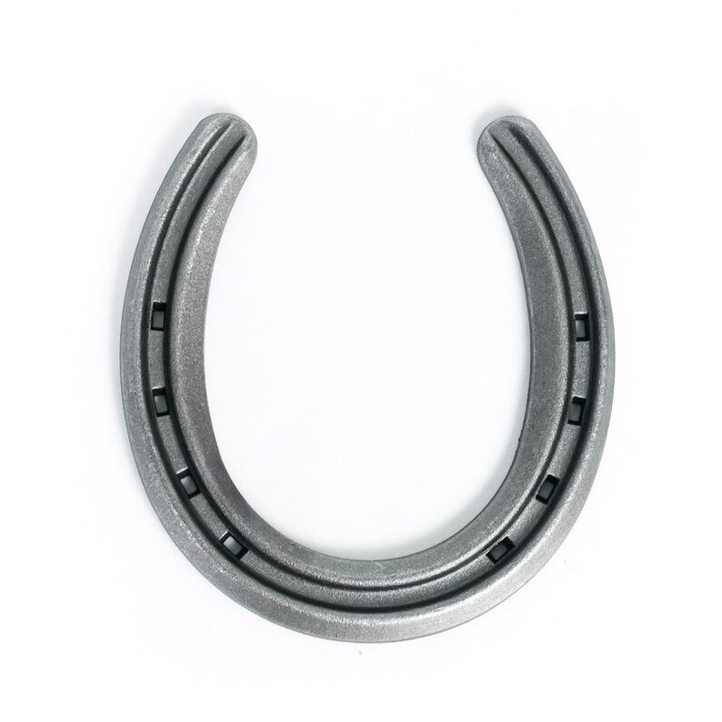 Sand Blasted Steel Horseshoes - For Horses, Crafts, Decorations and Backyard Games - Lite Rim Size 00 - The Heritage Forge image 1
