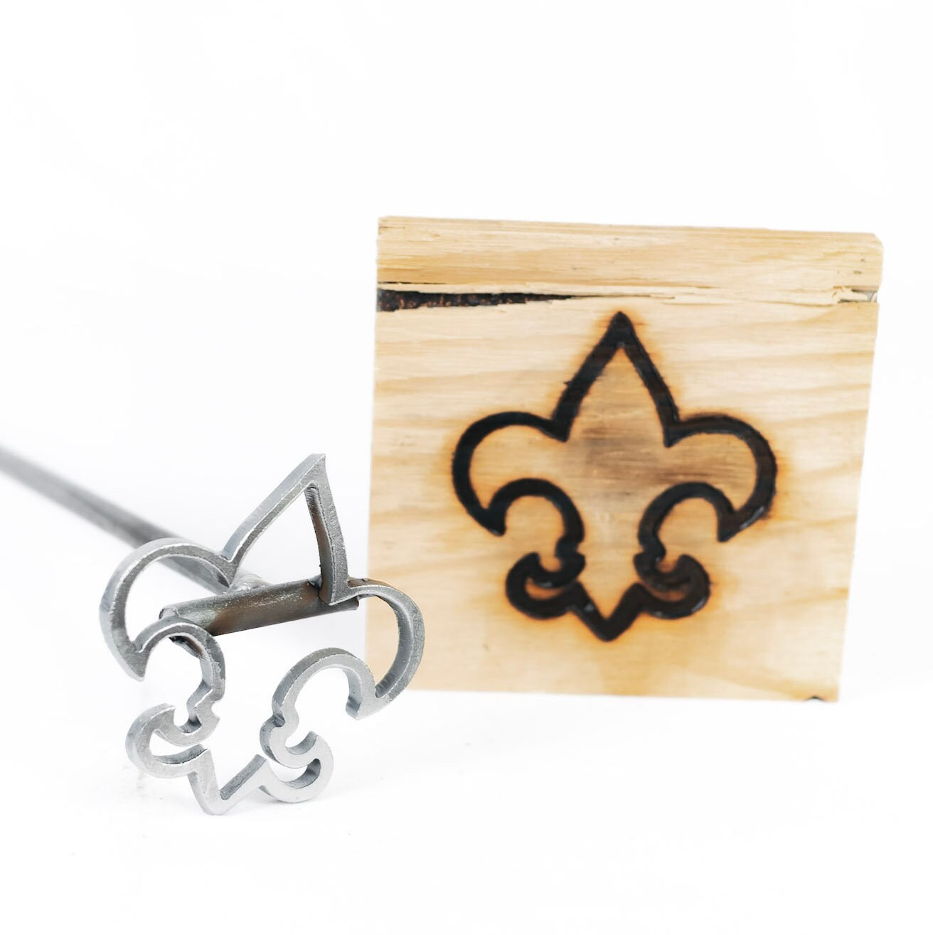 The Heritage Forge Crafts Fleur De Lis 4" Woodworking Projects BBQ 