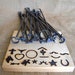 Mini 1' Branding Irons - Assorted Characters - For Branding Hats, Leather, Wood, Felt, Cowhide - The Heritage Forge 