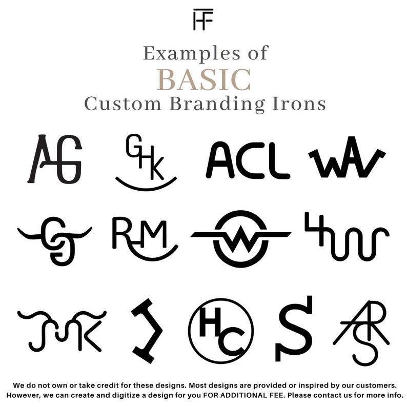 Handmade Custom Branding Iron BASIC The Heritage Forge image 5