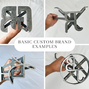 Handmade Custom Branding Iron BASIC The Heritage Forge image 7