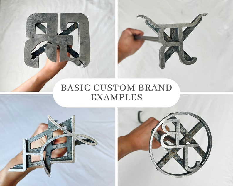 Handmade Custom Branding Iron BASIC The Heritage Forge image 7