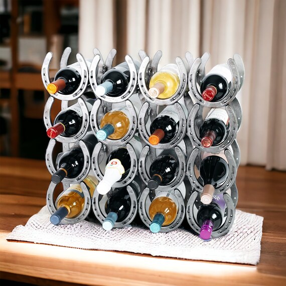 Farmhouse wine bottle holder sale