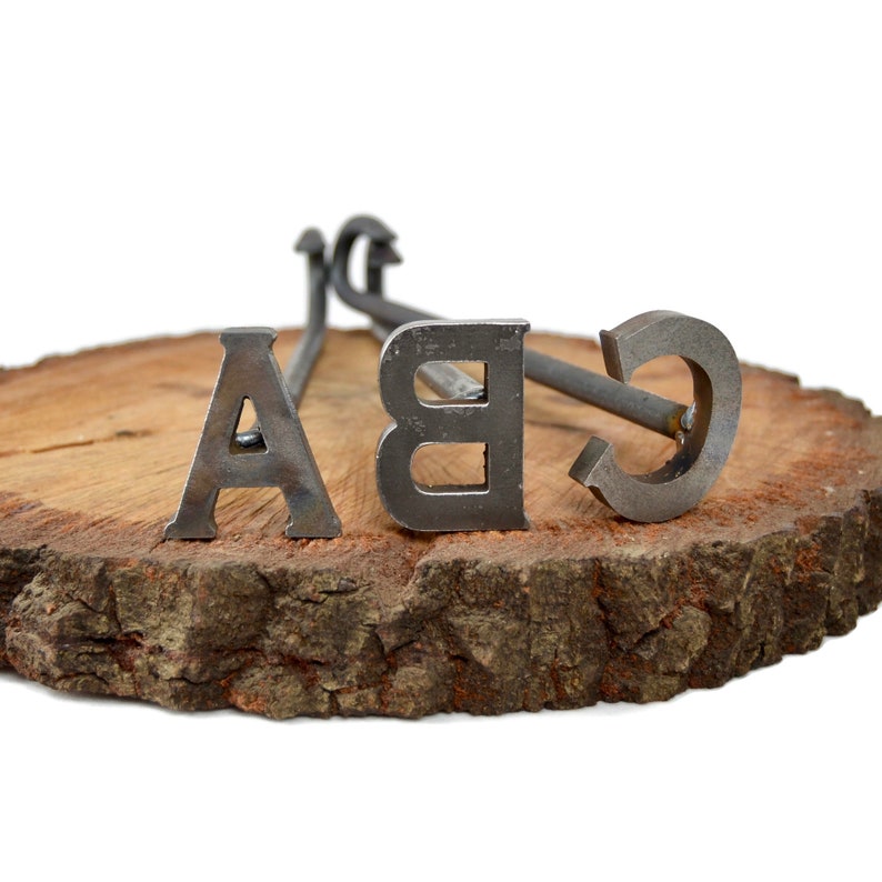 A-Z Alphabet Branding Irons 26 Letters Custom Cowboy | Etsy