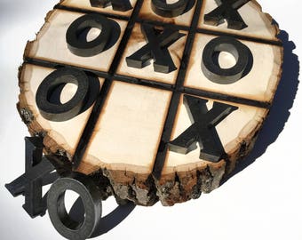 Rustic Tic Tac Toe Game - The Heritage Forge