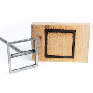 Square Brand - 3" - BBQ, Crafts, Woodworking Projects - The Heritage Forge