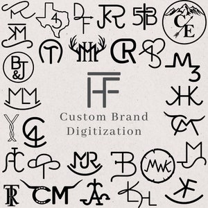 Custom Brand Digitization - PNG and PDF - The Heritage Forge