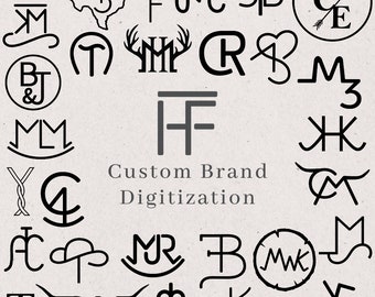 Custom Brand Digitization - PNG and PDF - The Heritage Forge