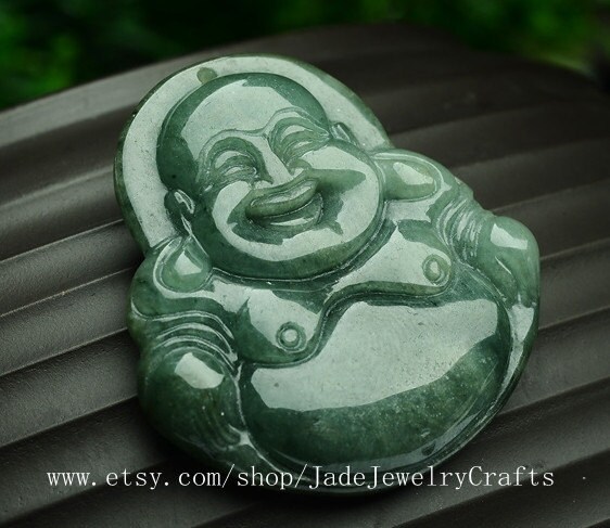 Carved Natural Dark Green Jadeite Buddha Meditation Yoga - Etsy