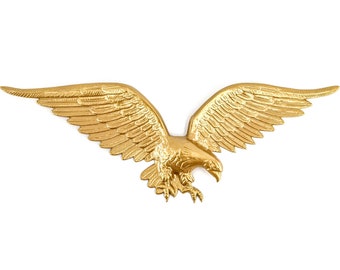 24'' Wall Eagle, Cast Metal Patriotic Eagle, Wall Hanging American Decor, Durable Powder Coated Cast Aluminum, Proudly Made in the USA