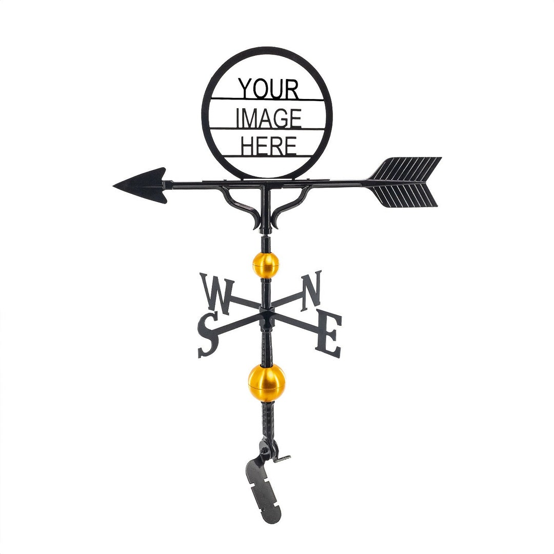 Deluxe Custom Image Weathervane Your Image Here Weathervane Roof Mount