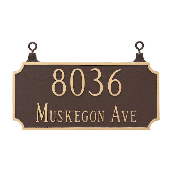 Hanging Address Sign Etsy