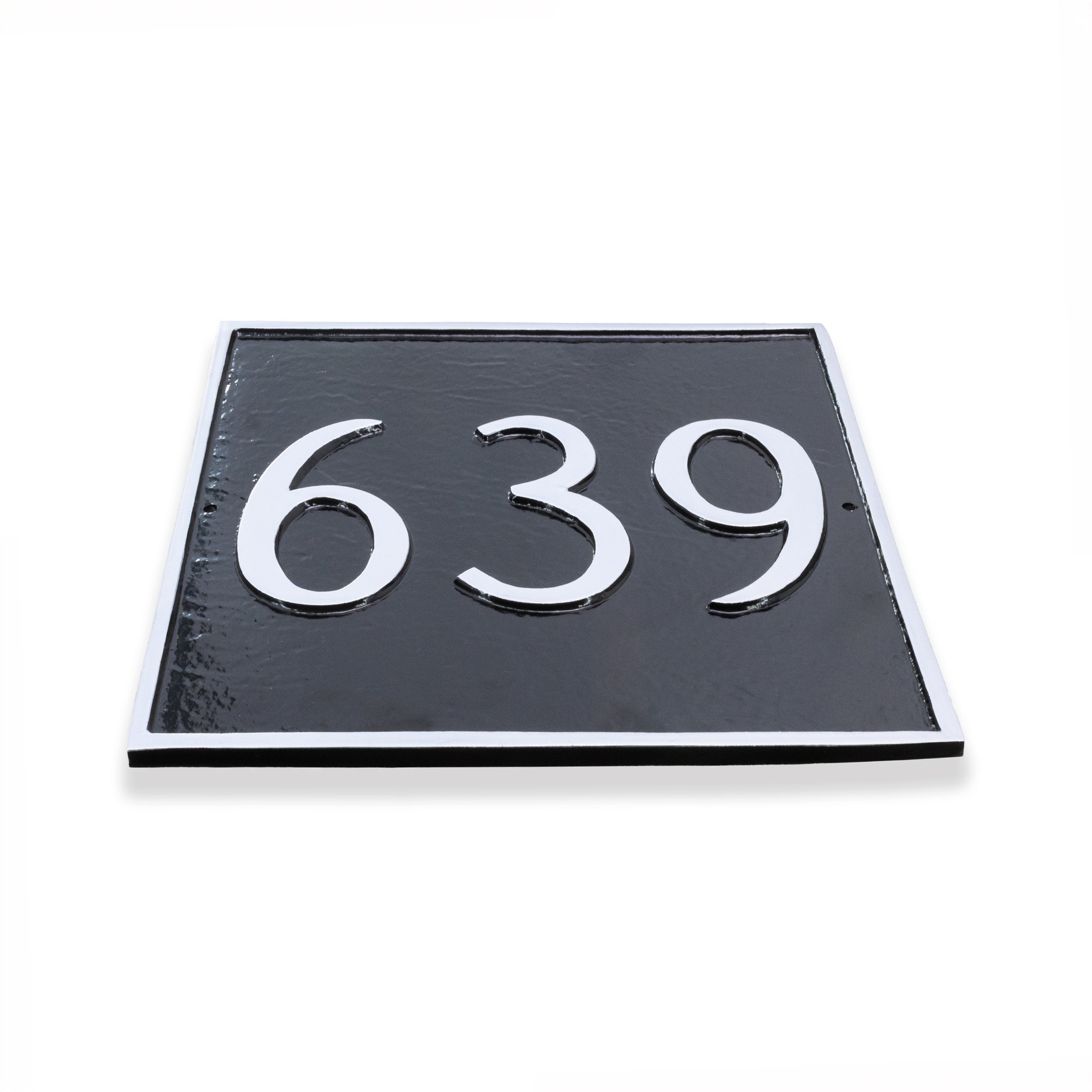 Classic Square Standard One Line Address Sign, WALL Address Plaque Sign ...