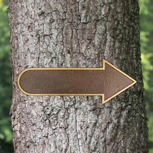 Arrow - Left Arrow - Right Arrow - Wall Mount or Lawn Mount - Directional Signage