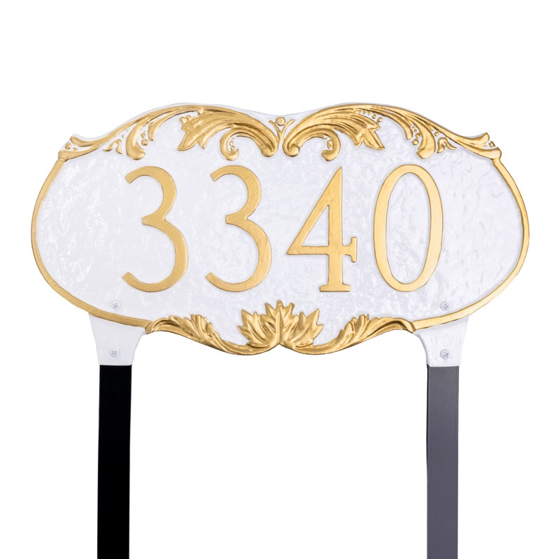 Charleston Custom Address Plaque - Personalized Metal Address Sign ...