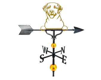 Custom Deluxe Dog Weathervane, Dog Breed Wind Vane, 14 Ornament Color Options, Pet Owner Gift, Metal Decor, Last 49 Breeds (H-Y) out of 100