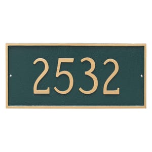 Classic Address Sign - 26 Colors - 6 Shapes - Oval Address Sign ...