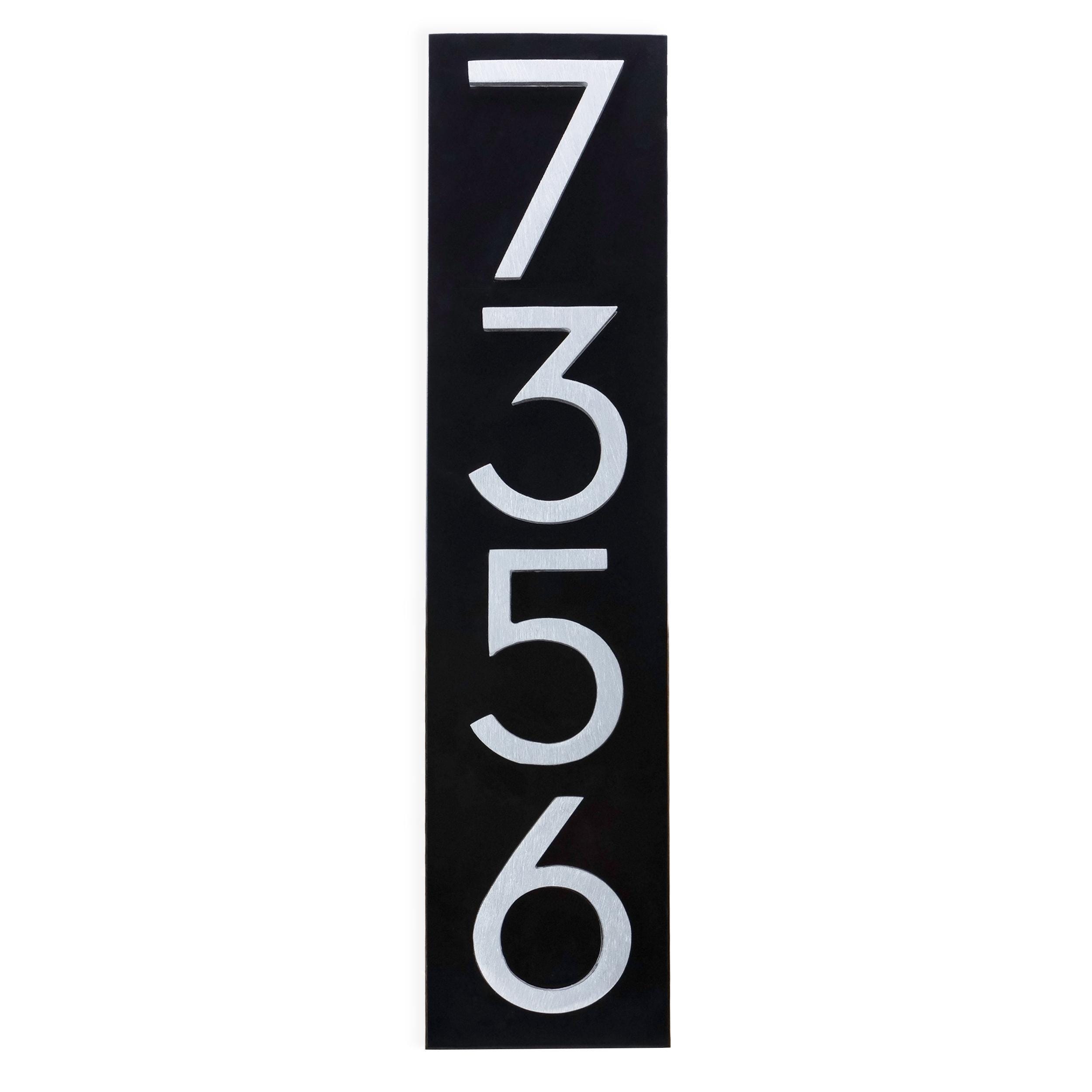 LED Address Sign, 4 Inch Numbers, 6 Inch Lighted House Number Sign ...