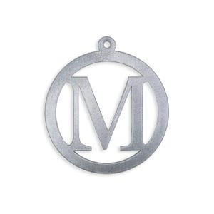 Custom Initial Ornament, Monogram Christmas Ornament, Letter Name ...