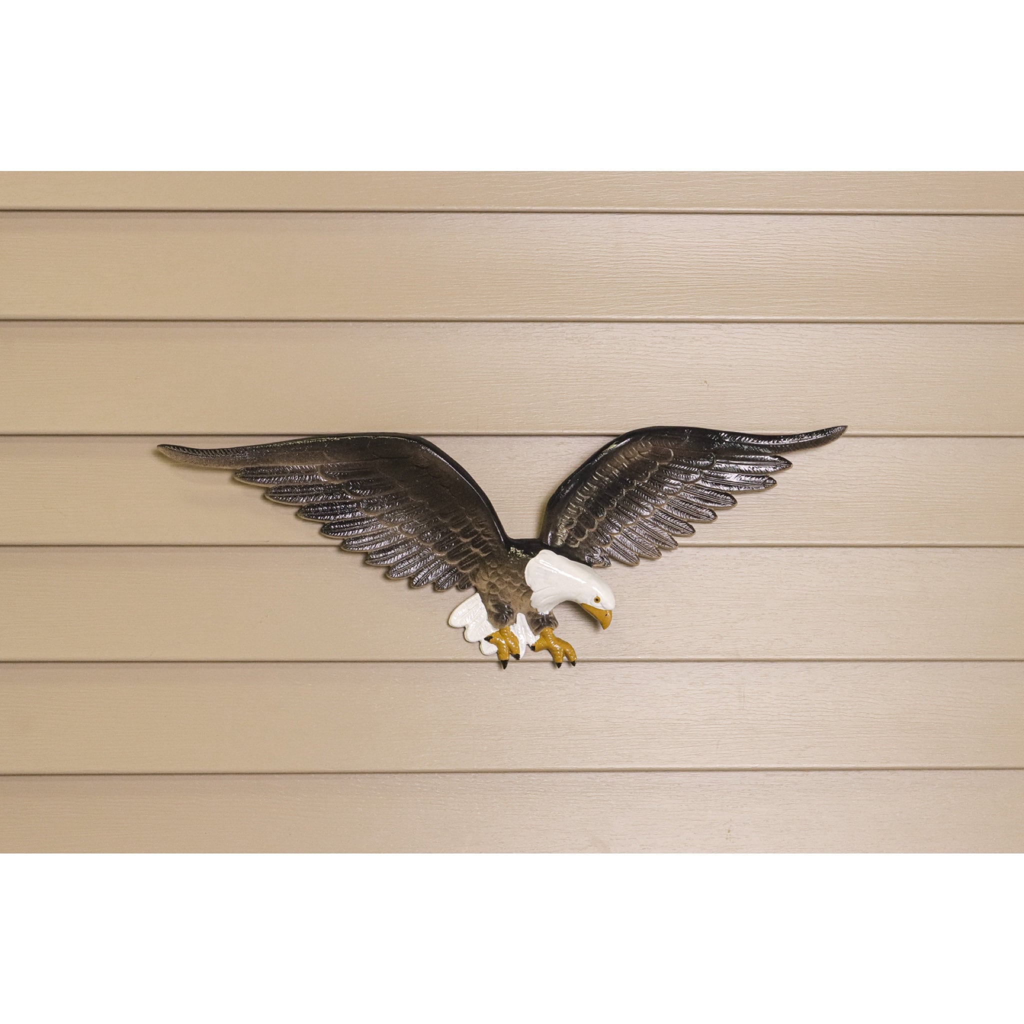 24'' Wall Eagle, Cast Metal Patriotic Eagle, Wall Hanging American