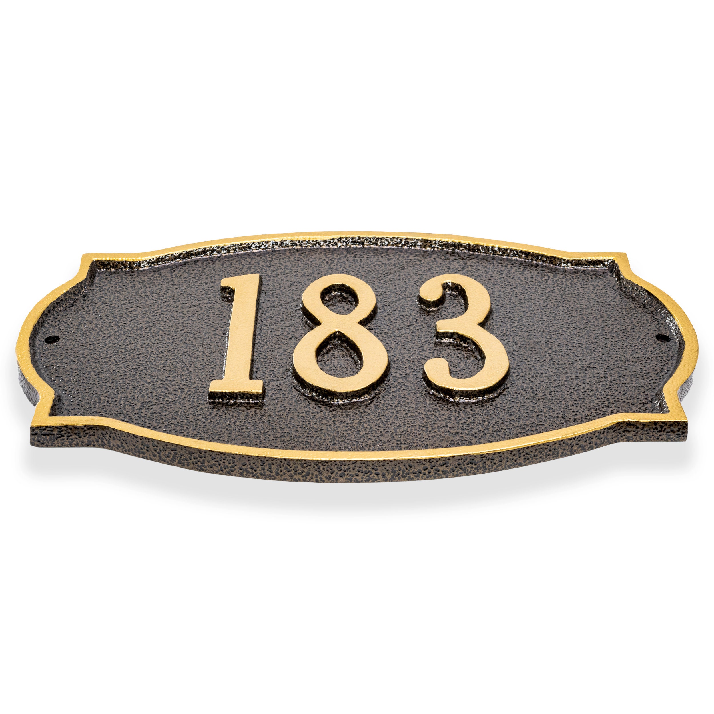 Cambridge One Line Address Sign Plaque, Address Sign, Custom Address ...
