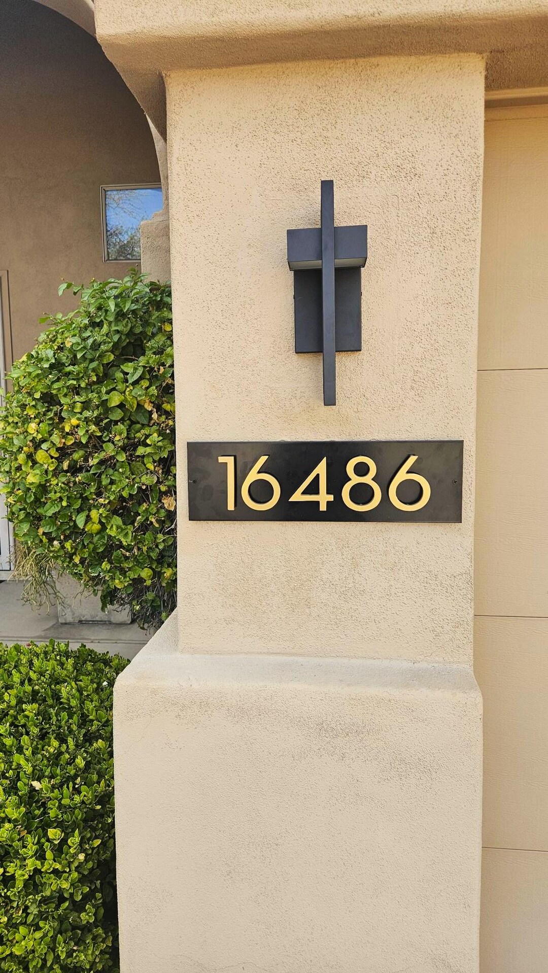 Modern Address Sign, 6 Inch Floating Number Address Sign, Personalized ...