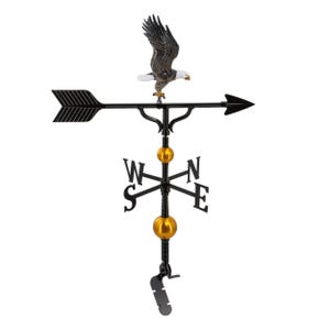 Deluxe Eagle Weathervane, Bald Eagle Weathervane, Patriotic Home Decor, Roof Mount Included (4 to choose from)