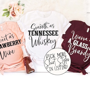 Southern Shirts, Country Shirts, Southern Bachelorette Shirts, Nashville Bachelorette Party, Girl's Trip Shirts, Texas Travel Shirts, BFF t