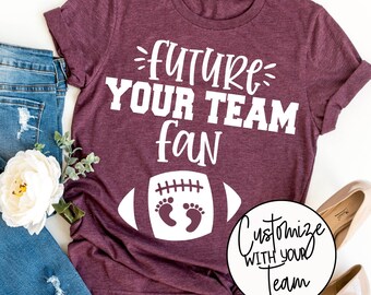 Football Pregnancy Shirt - Football Pregnancy Announcement Shirt - Fall Pregnancy Shirt - Maternity -  Thanksgiving Pregnancy Shirt