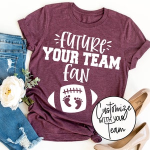 Football Pregnancy Shirt - Football Pregnancy Announcement Shirt - Fall Pregnancy Shirt - Maternity -  Thanksgiving Pregnancy Shirt