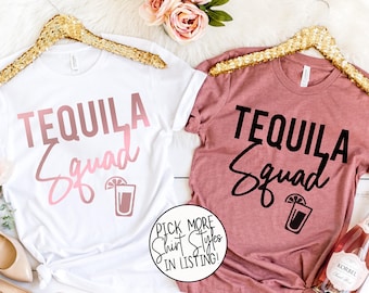 Tequila Squad Shirts - Cinco De Mayo Matching Group Shirts - Fiesta Shirts - Tequila Tee - Cinco De Mayo Bachelorette Party - Girls Trip