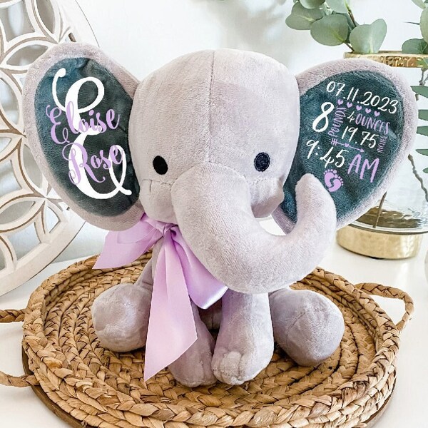 Stuffed Elephant Etsy