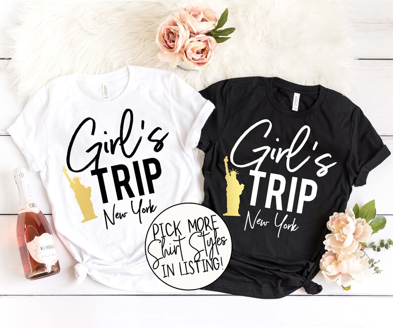 Girl's Trip Shirts New York City Shirts Road Trip Etsy