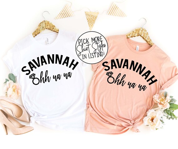 Bachelorette Party Shirts Savannah 