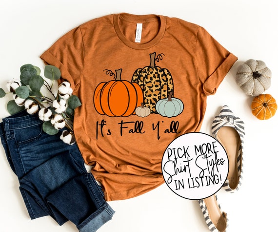 Just a Girl who loves Fall Sweatshirt,It's Fall Y'all Shirt,Leopard pumpkin,Fall pumpkin shirt,Pumpkin shirt,Thanksgiving shirt,Fall Shirt
