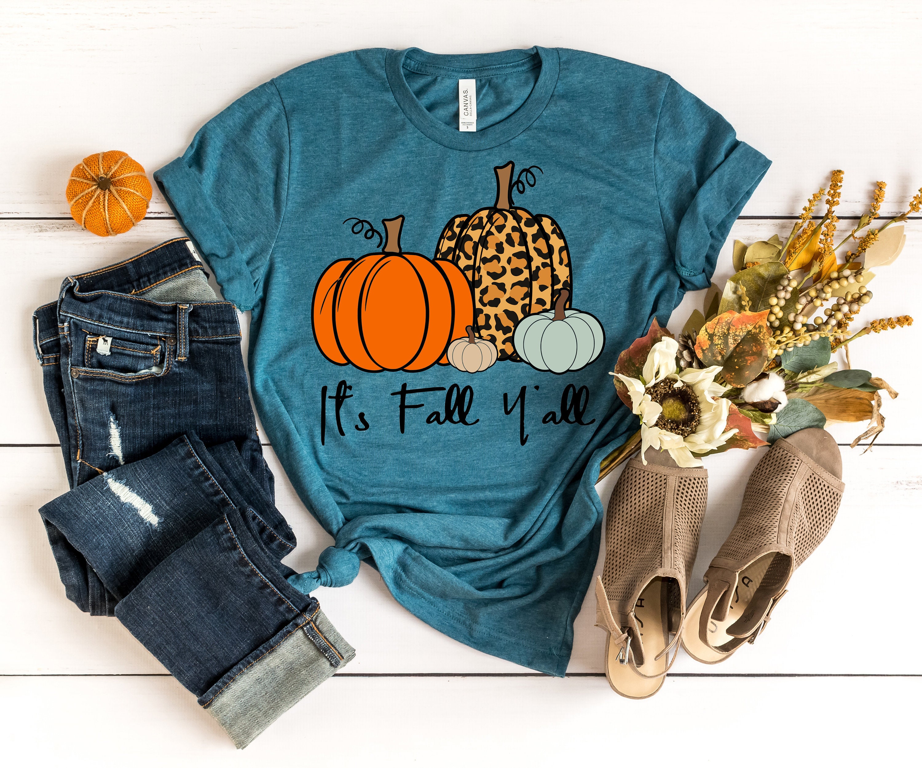 It's Fall Y'all Shirt - Fall Shirt - Pumpkin Shirt - Cute Fal…