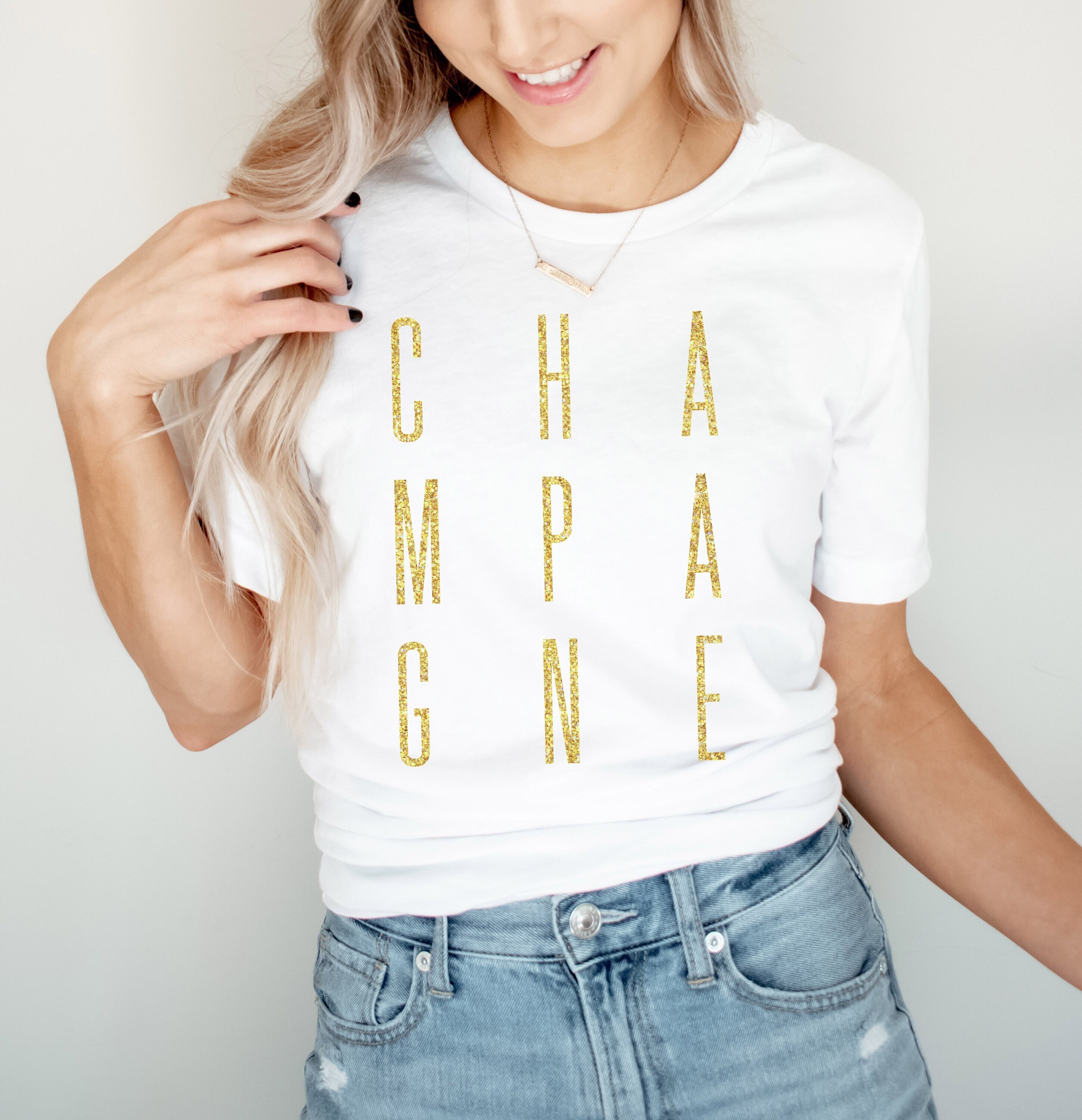 Champagne T-shirts Mimosa Tees 