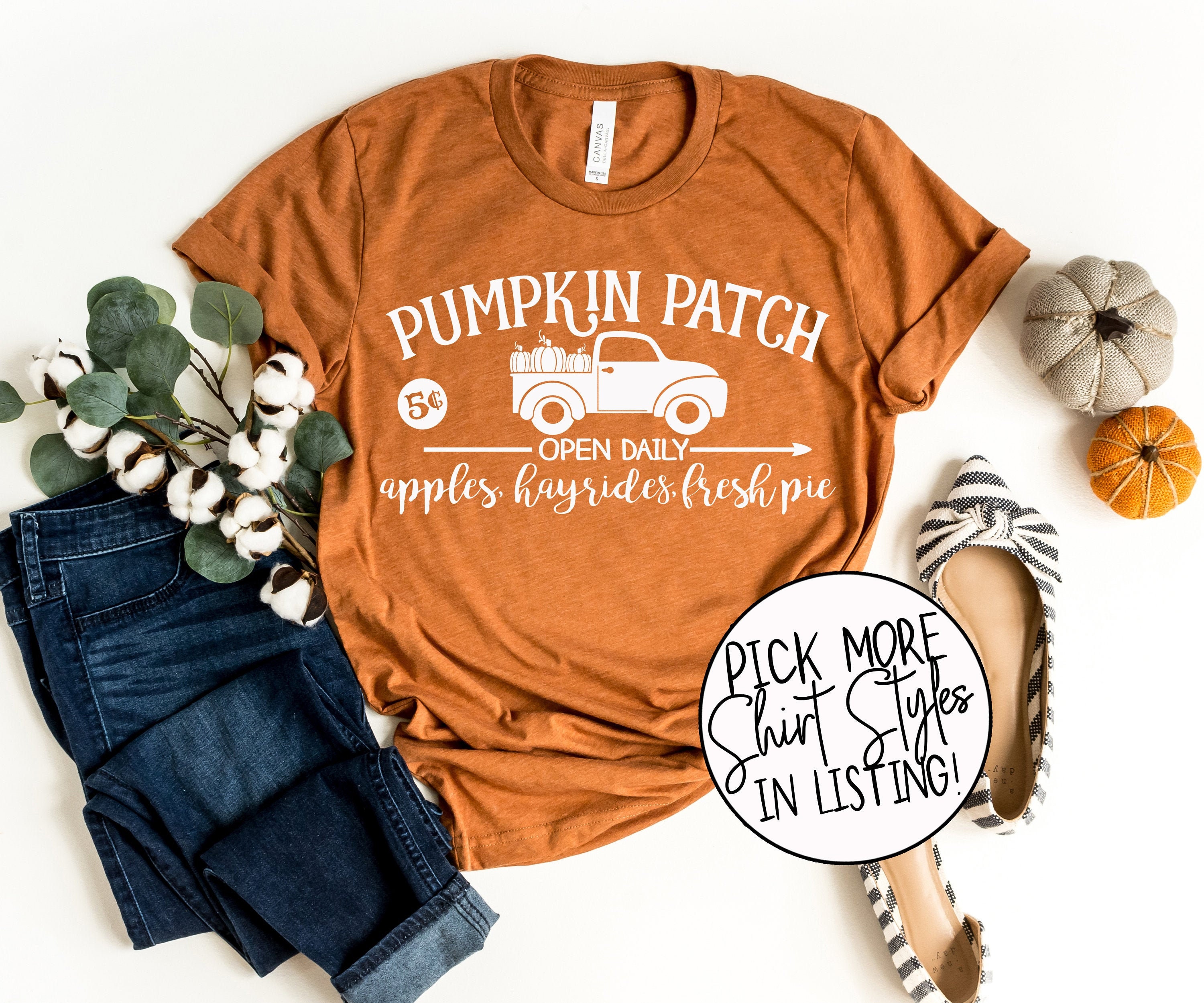 Pick of The Patch Rainbow Pumpkin Graphic Tee