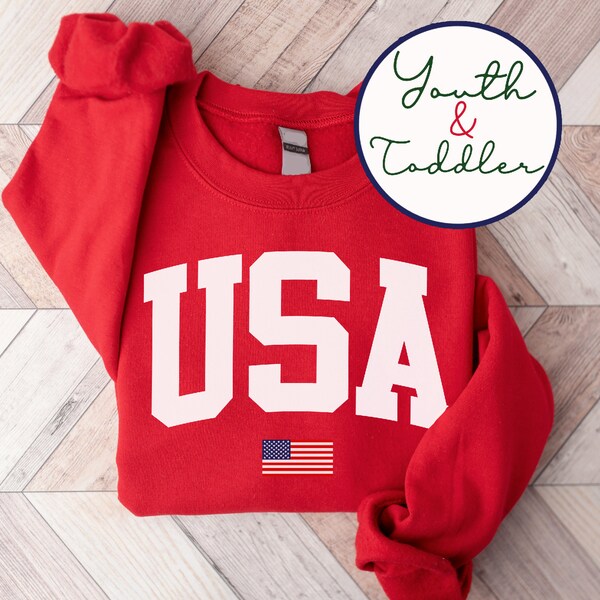 thumbnail image 2 of Toddler Boy 4th Of July Outfit - American Flag Shirt & Plaid Shorts Set For Memorial Day & Independence Day 2 of 10