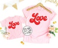 Mommy and me Valentine's Shirts - Retro Love Matching Shirts - Mother Daughter Shirts - Toddler Valentines Outfit - Cute Mom Shirt - Mama