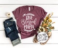 One Blessed Mama Shirt - Mom Shirt - Thanksgiving Shirt - Mom Fall Shirt - Pumpkin Spice Shirt - Thankful Shirt - Blessed Shirt - Mom Gift