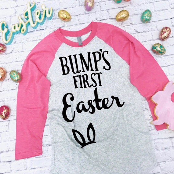 Bumps First® Easter Baseball Shirt. Pregnancy Shirt. Pregnancy Etsy