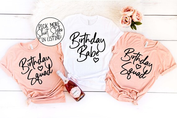 etsy birthday shirts