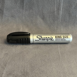 Vintage Sharpie King Size Black Permanent Marker