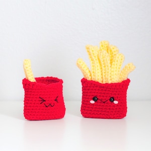French Fries Amigurumi - Kawaii Food - Crochet Pattern