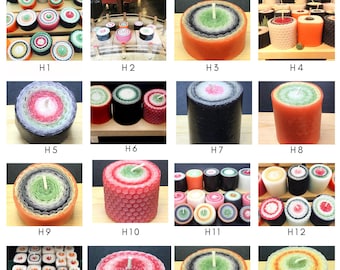 Sushi Beeswax Candle, Handcrafted candles, Hand rolled candles, Sushi candles