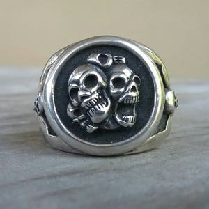 Hemonga Skullring Etsy