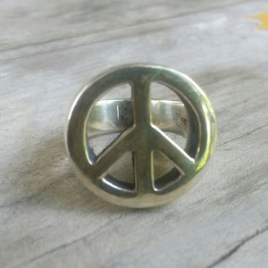 Peace on sale ring etsy