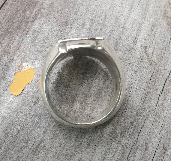 Robot ring,solid 925 sterling silver, chunky ring… - image 5